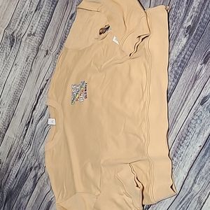 Old Navy tan "Peace, Love, Pride" sweatshirt, size M NWT